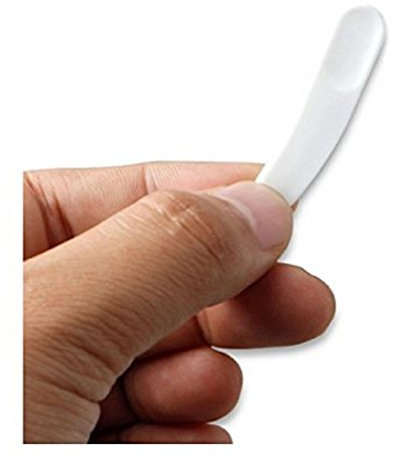 Lot de 100 mini spatules cosmétiques jetables en plastique