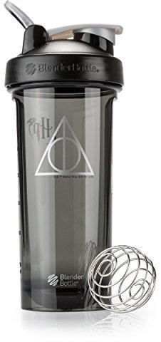 BlenderBottle Harry Potter Shaker Bottle Pro Series Perfect for Protein Shakes and Pre Workout, 28-Ounce, Deathly Hallows (Pack of 1)