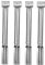GriHero Stainless Steel Burners Tube Universal BBQ Replacement Parts Compatible with Nexgrill, Brinkmann, Char-Broil and Most Gas Grills, Adjustable Extend from 13” to 17.5 (4 Pack, Swallow Tail)