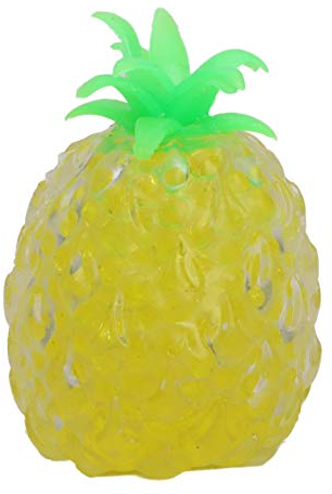 Toyland® 11 cm gelbe Perle Squishy Toy – Neuheit Partytütenfüller – Squishy Toy (Pineapple)