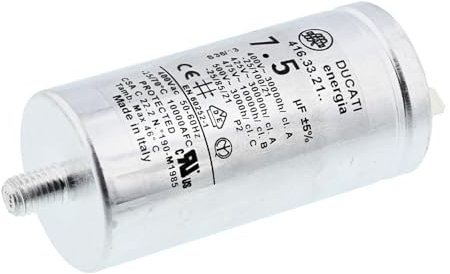 sparefixd Capacitor 7.5 uF to Fit Zanussi Tumble Dryer