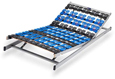 CubeSleep 7-Zonen Lattenrost Cloud KF Tellerrahmen 140x200cm | Kopf- und Fußteil verstellbar | Made In Germany | GS Zertifiziert – geprüfte Sicherheit