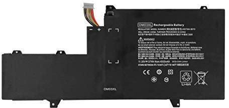 ASKC OM03XL HSTNN-IB7O 863167-171 Laptop Battery Compatible with HP EliteBook x360 1030 G2 1GY31PA Series Notebook OM03 HSN-I04C 863280-855 11.55V 57Wh/4935mAh 3-Cell