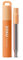 ZOKU - Paille portable pour porte-clés, poches, sacs à main et plus encore, paille réutilisable en acier inoxydable avec embout buccal et étui en silicone, réglable jusqu'à 22,9 cm, orange