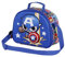 Captain America Punch-3D Frühstückstasche, Blau