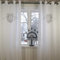 LillaBelle Vorhang Jeanne Weiss Ösen Gardine 120x250 cm 2 Stück Store Landhaus Shabby Vintage