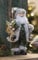 Dekofigur Weihnachtsmann Green im Schotten-Look, grün kariert, mit Laterne und Glöckchen, 30 cm hoch, Weihnachtsdeko-Figur Santa Claus, Nikolaus