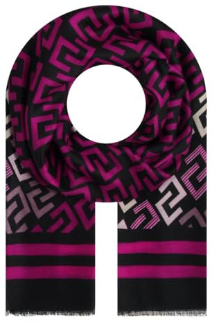 Majea Halstücher Damen Tuch Kopftuch Halstuch Schal Damen-Schal Tücher Damen Stola (880032) (pink 4)