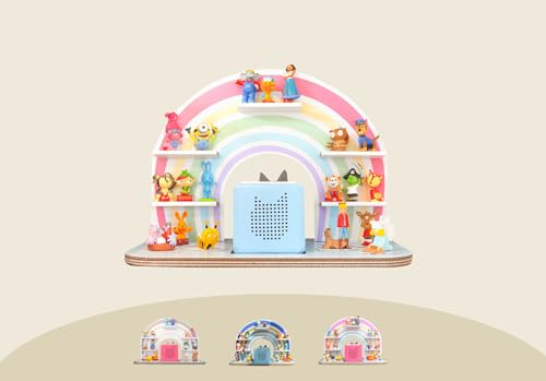 kleiner stern Tonie Regal Regenbogen, Regal für Hörspielfiguren, magnetische Standflächen, (rot)