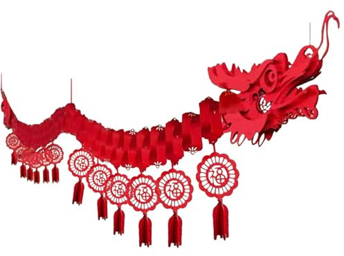 Décorations du Nouvel an Chinois 2025 DÉCORATIONS DE Dragon CHINISIQUE DE 2,6M Long