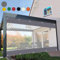 Pavillon Plane,Schwere Plane mit Ösen,Klarsicht Schutzplane,wasserdichte Plane Trennvorhang,für Draussen Garage Terrass,Pergola Gazebo Transparente (Höhe x Breite:2,2x3m/7.22x9.84ft)