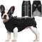 Hjyokuso Hundemantel Wasserdicht, Hundejacke Winter, Hundemantel Mit Geschirr Für Kleine Mittelgroße Grosse Hunde, Winddichte Wintermantel Hund Mit Reflektorstreifen Und ReißVerschluss - L