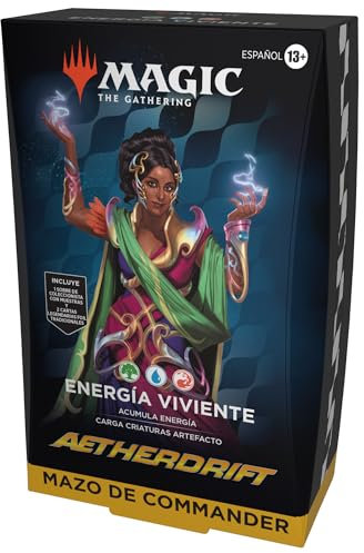 Mazo de Commander de Aetherdrift, de Magic: The Gathering - Energía viviente (Versión en Español)
