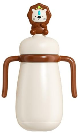 Borraccia termica per bambini | Bottiglia d'acqua e latte in acciaio inossidabile da 300 ml, beccuccio antiperdite alla moda per bambini di età superiore ai 7 mesi