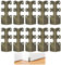 10 Pcs Vintage Metal Corner Protector - Vintage Skiffers, Metal Baseboard Corner Protectors, Decorative Corner Brackets Edges Guards Corner Protectors for Furniture Box Skirting Board Wall Corners