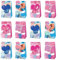 Papiertüten Stitcch, 12 Stück Geschenktüten mit 18 Aufkleber, Partytüten Candy Tüten zum Befüllen und Verschenken, Verpacken von Geschenken, Giveaways, Kindergeburtstag, Hochzeit, Party