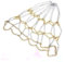 MUELODSIC Portable Iron Chain Basketball Storage Container for Home Outdoor Use Fits Basketballs Footballs More Practical Design Space-saving