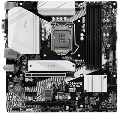 H470M PRO4 Motherboard Socket 1200 DDR4 H470 M.2 NVMe SSD Micro ATX Supports i5-10400F i3-10300 cpu