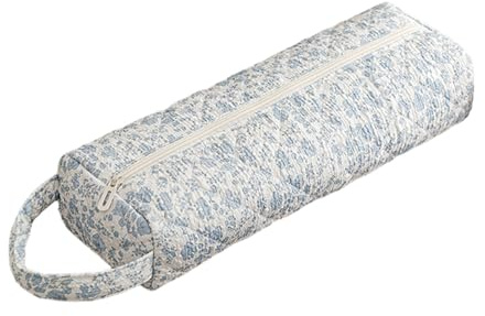 Custodia trapuntata per asciugacapelli con avvolgimento ad aria, borsa da viaggio per strumenti capelli, regalo donna/ragazza (bianco orchidea, stile 2)