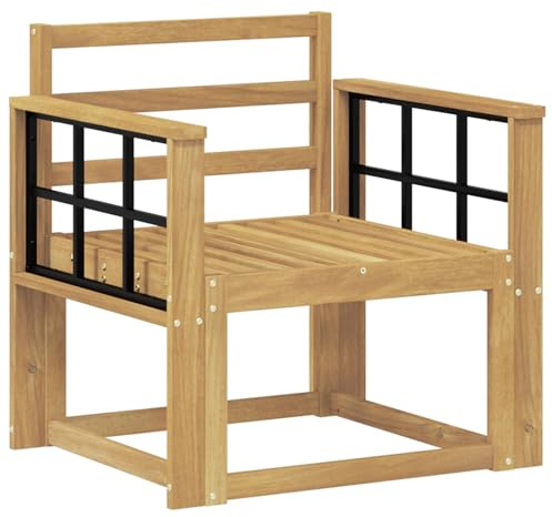 vidaXL Outdoor-Sofagarnitur Massivholz Akazie Weiß