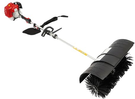 Spazzatrice per prato, raccogliere efficacemente le foglie e risparmiare tempo in giardino | Adatto per prati, frutteti e vialetti, non necessita di alimentazione elettrica