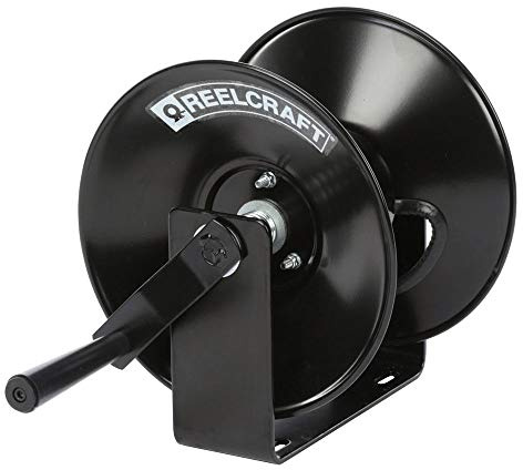 Reelcraft CU8100LN Light Industrial Hand Crank Hose Reel, 100' Air/Water Hose Not Included