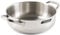 Barazzoni Chef Line Tegame due manici, Acciaio inox 18/10, Diametro cm 24, Litri 2.7. Made in Italy.