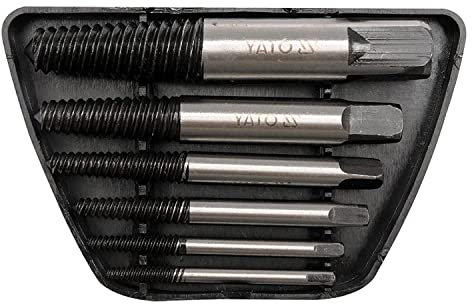 YATO YT-0590 - extractor de tornillos set 6pcs