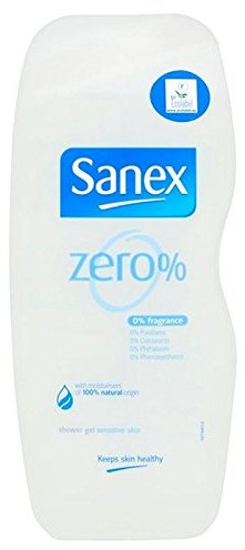 Sanex Gel Douche 0% Pour Les Sensibles 250Ml De La Peau (Lot de 6)