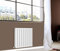 NRG Gloss White Horizontal Designer Radiator Flat Panel Double Column 600x612mm Central Heating