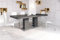 Design Esstisch Tisch HE-111 Grau/Anthrazit Hochglanz ausziehbar 160 bis 260 cm