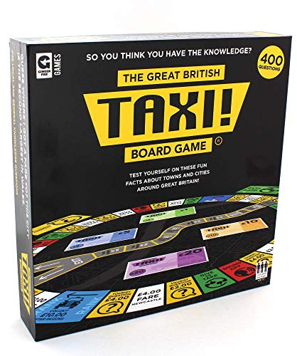 Ginger Fox Great British Taxi Board Game For The Whole Family With Over 400 General Knowledge Questions About Britain