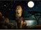 Runa Art Papier peint intissé Afrique Nuit Lion 352 x 250 cm Toison Mur XXL Tableaux Muraux Tapisserie Photo Décoration Murale Salon Chambre turquoise 9445011b