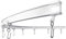 KXLife Flexible Biegbare Gebogene Deckenvorhangschiene, Vorhangschiene Deckenhalterung, RV Vorhangschiene, Vorhangschiene (2,4 m)