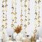 Pink Blume 52Ft Gold Dekoration für Frühling Blätter Girlande Set Papier Hängende Blätter Gold Banner Streamer für Party Geburtstag Hochzeit