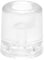 WAGNER Bodentürstopper/Wandtürstopper VULKANO MEDIUM - Durchmesser Ø 31 x 34 mm, Puffer aus hochwertigem Vollgummi, transparent, zum Schrauben - 15206421
