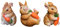 Hangarone Figuren Osterhase Deko Harz 3 Stück Häschen Osterdeko Mikrolandschaft Puppenhaus Frühling Festival Par Dekoration Desktop Ornament