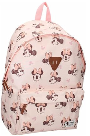 mybagstory - Backpack - Minnie Mouse - Child - School - Primary - School Bag for Girls - Size 43 cm - Adjustable Shoulder Straps, Pink