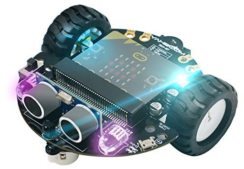 Yahboom Microbit Robot Electronics Kit de programmation graphique BBC pour 12 ans (Sans microbit v2)