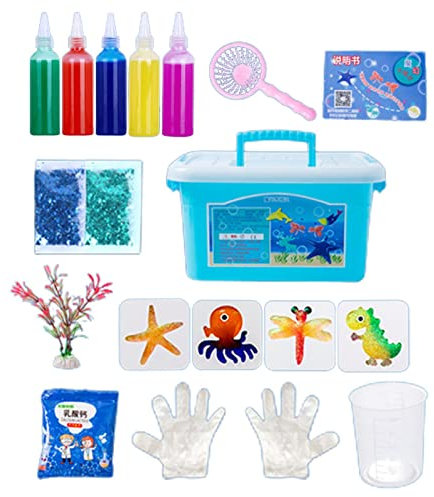 Zceplem Magischer Wasserelfe | Magic Gels Wasserspielzeug | Shape Mold Handgemachtes Wasserelfen-Spielzeug, Meereslebewesen-Spielzeug für Kindergeburtstag