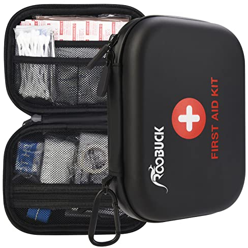 Roobuck First Aid Kit – Emergency Survival Medical Bag with Essential Supplies, Compact Safety Kit for Vehicle, Outdoor, Roadside & Home Use