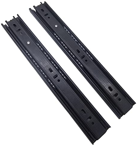X1NGFU 2 Stück Schwerlastauszug Schubladenschienen Vollauszug,Küche Auszugsschienen,Schubladenführung Mit Kugellager,Seitlich Montiert,Teleskopschienen,45kg Ladekapazität (8inch(20cm))