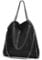 YSTP Kette Umhängetaschen für Damen Frauen Umhängetasche Kettentasche Taschen Casual Handtasche große Schultertasche (Schwarz), (HN13YO-0005)