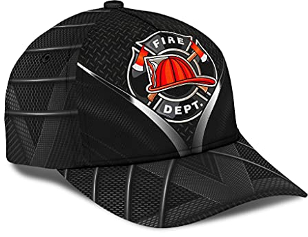 Generic Trucker Baseballcap Feuerwehr Carbon Fire Department Golf Hüte Baumwolle Baseball Mütze Verstellbare Sonnenblende Mütze Für Tennis, Teenager, Herren