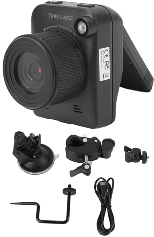 Timelapse Camera, 4K 32MP Time Lapse Camera for Outdoor Construction Plant Weather, HD Full Color Timelapse with 2.0in LCD Screen, Waterproof, Multiple Shooting Modes