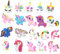 LJFEA 20 piezas de unicornio Shoe Charms, Adornos de Zapatos, PVC Encantos Cristal Clog ​Adornos para Zapatos para Regalos de Niños Fiesta Cumpleaños