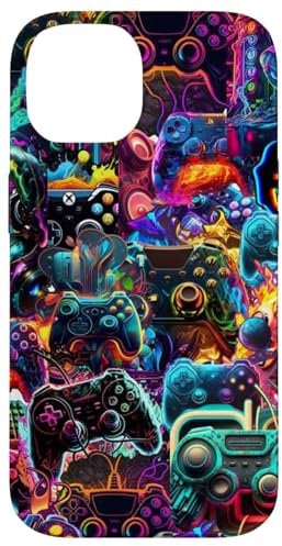iPhone 14 Gamer Aesthetic Graphic Gaming Video Games Boys Teens Summer Case
