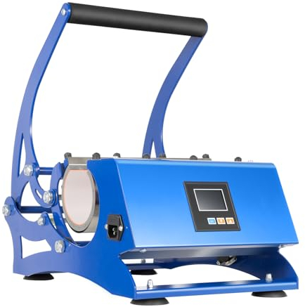 Presse à Tasses,6 en 1 Tasse Tasse PresséE Transfert Presse à Chaud Tasse PresséE Machine Cuisson 600W Professionnel Multifonctionnel,Pour Motif Gravé Sur Tasse