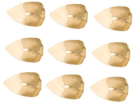 MOLUCKFU 9pcs High Heel Covers Iron Tiptoe Caps for Women Shoes Protector Heel Guards