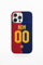 CS Coque Football FC Barcelone Maillot Barça Domicile Saison 2024 2025 à Personnaliser Non Numéro Joueur de Football Contour Souple pour iPhone 13 Mini
